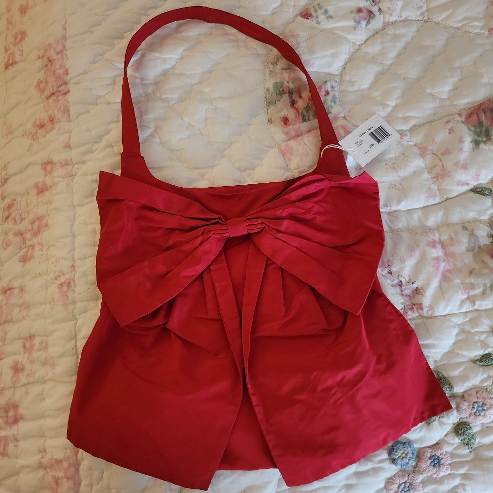 Sandy Liang Roma Bag (Red) - Picture 2 of 9